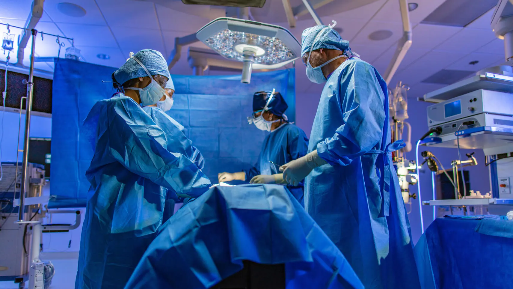 Surgeons in an operating room