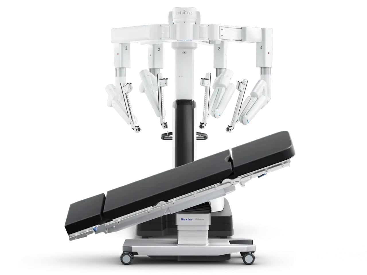 The TS7000dV surgical table with da Vinci robotic operating system